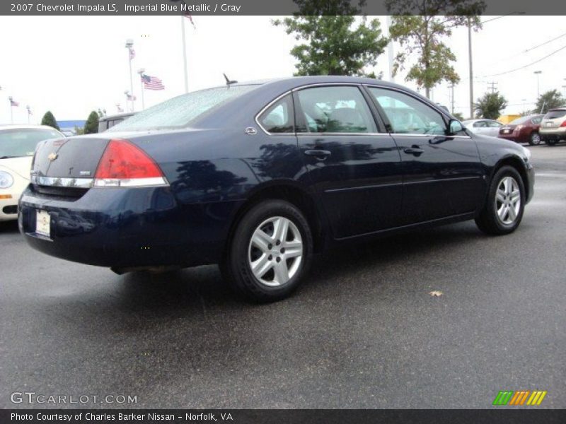 Imperial Blue Metallic / Gray 2007 Chevrolet Impala LS
