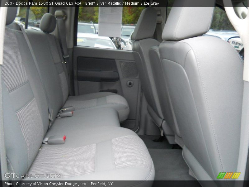 Bright Silver Metallic / Medium Slate Gray 2007 Dodge Ram 1500 ST Quad Cab 4x4