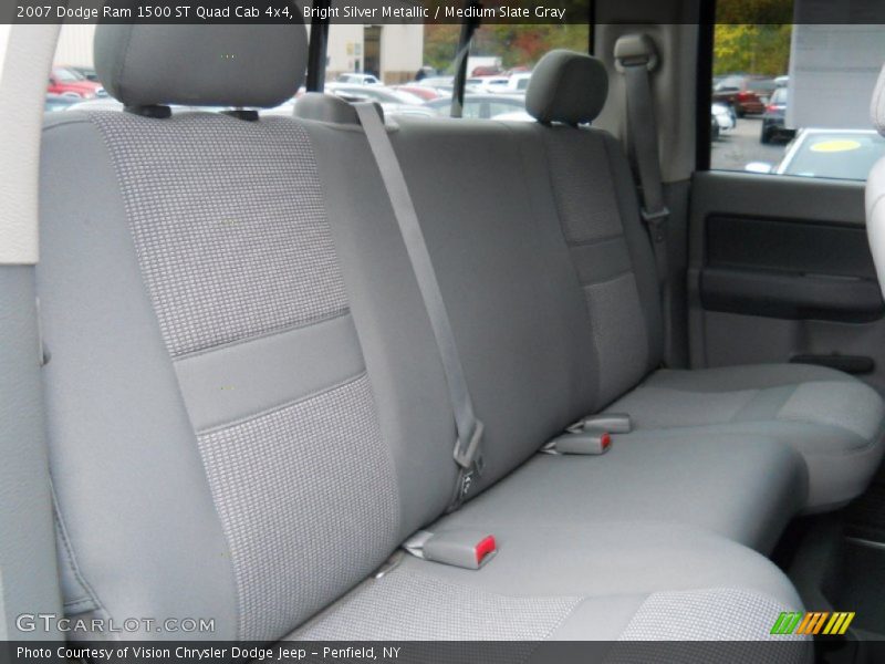 Bright Silver Metallic / Medium Slate Gray 2007 Dodge Ram 1500 ST Quad Cab 4x4