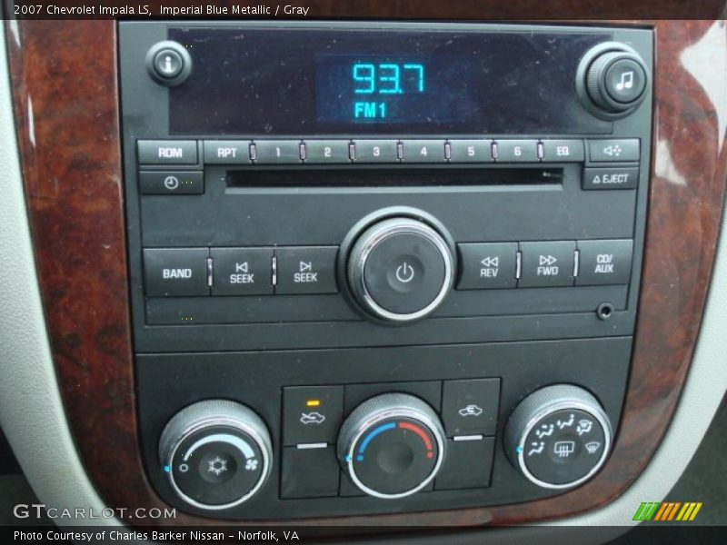 Imperial Blue Metallic / Gray 2007 Chevrolet Impala LS