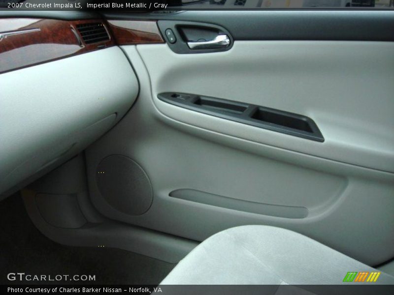 Imperial Blue Metallic / Gray 2007 Chevrolet Impala LS