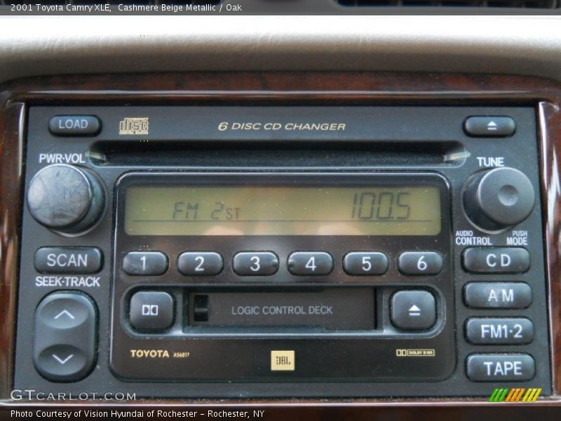 Audio System of 2001 Camry XLE