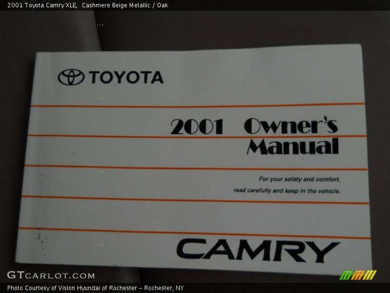 Books/Manuals of 2001 Camry XLE