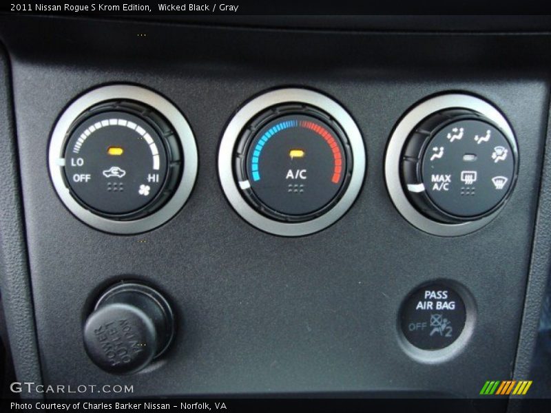 Controls of 2011 Rogue S Krom Edition