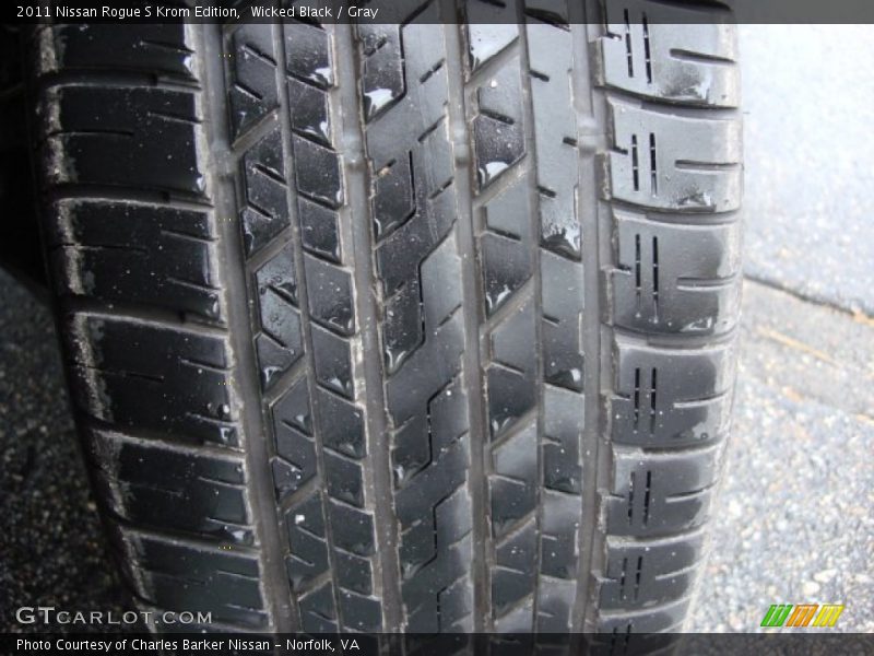 Wicked Black / Gray 2011 Nissan Rogue S Krom Edition