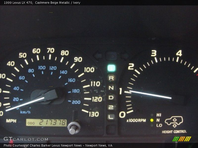 Cashmere Beige Metallic / Ivory 1999 Lexus LX 470