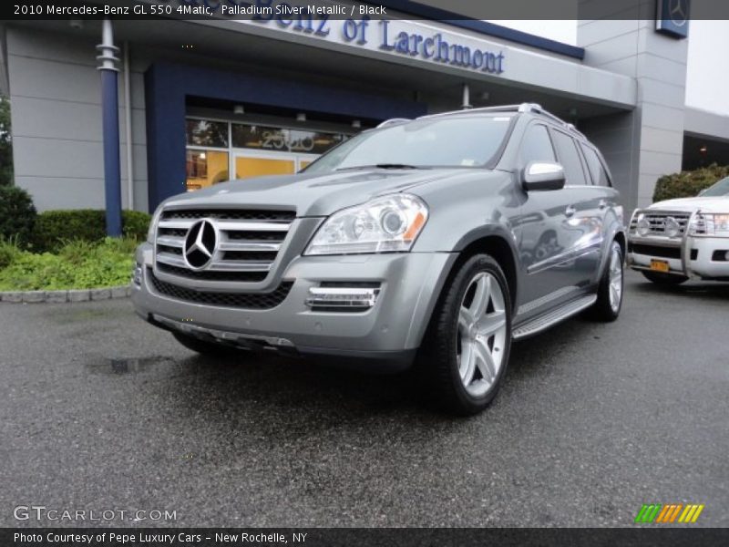 Palladium Silver Metallic / Black 2010 Mercedes-Benz GL 550 4Matic