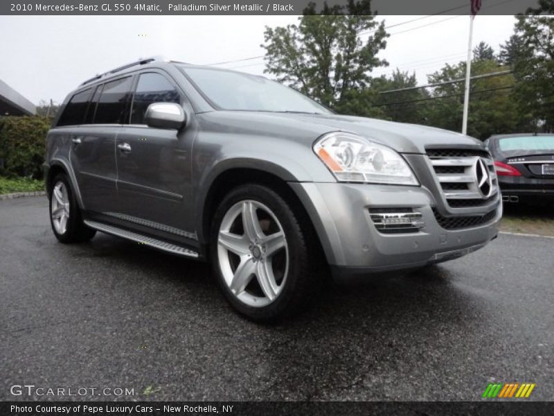Palladium Silver Metallic / Black 2010 Mercedes-Benz GL 550 4Matic