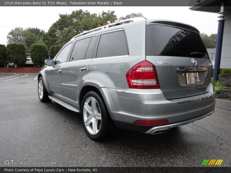 Palladium Silver Metallic / Black 2010 Mercedes-Benz GL 550 4Matic