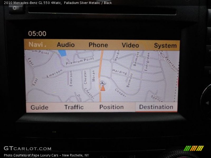 Palladium Silver Metallic / Black 2010 Mercedes-Benz GL 550 4Matic