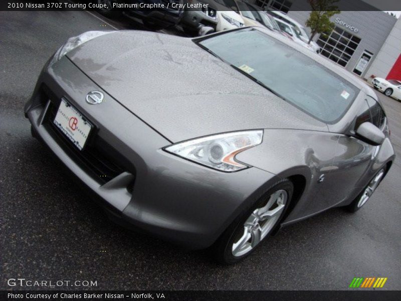 Platinum Graphite / Gray Leather 2010 Nissan 370Z Touring Coupe