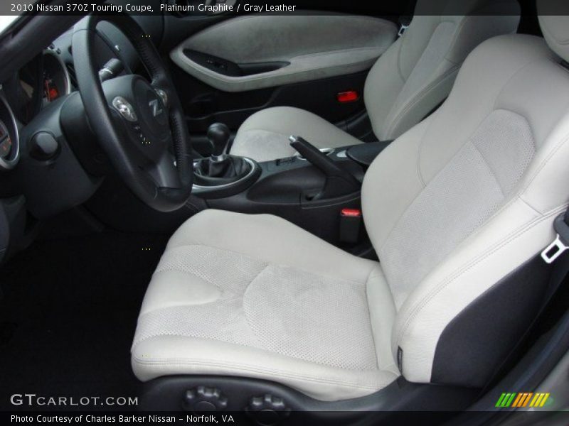  2010 370Z Touring Coupe Gray Leather Interior
