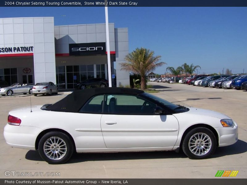 Stone White / Dark Slate Gray 2004 Chrysler Sebring Touring Convertible