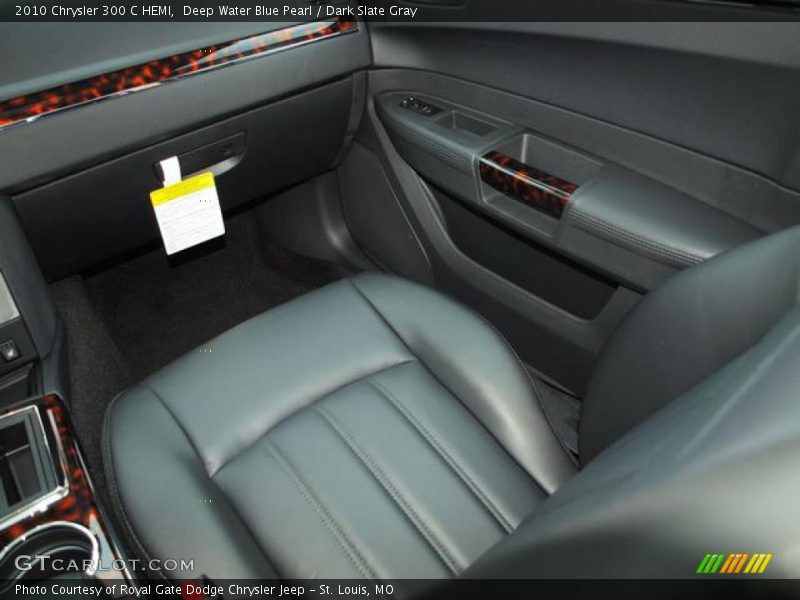 Deep Water Blue Pearl / Dark Slate Gray 2010 Chrysler 300 C HEMI