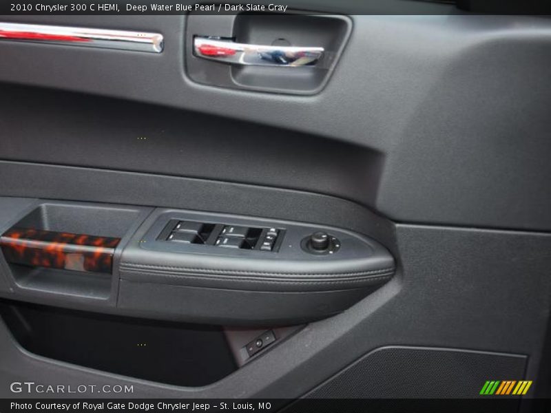 Deep Water Blue Pearl / Dark Slate Gray 2010 Chrysler 300 C HEMI