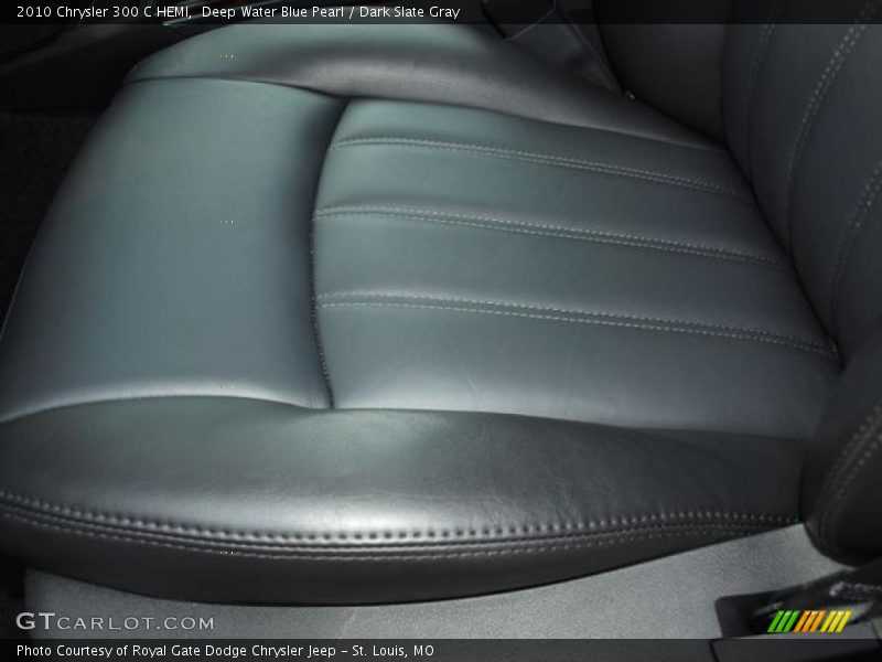 Deep Water Blue Pearl / Dark Slate Gray 2010 Chrysler 300 C HEMI