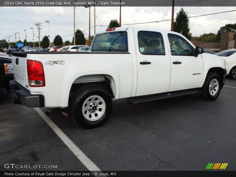 Summit White / Dark Titanium 2010 GMC Sierra 1500 Crew Cab 4x4