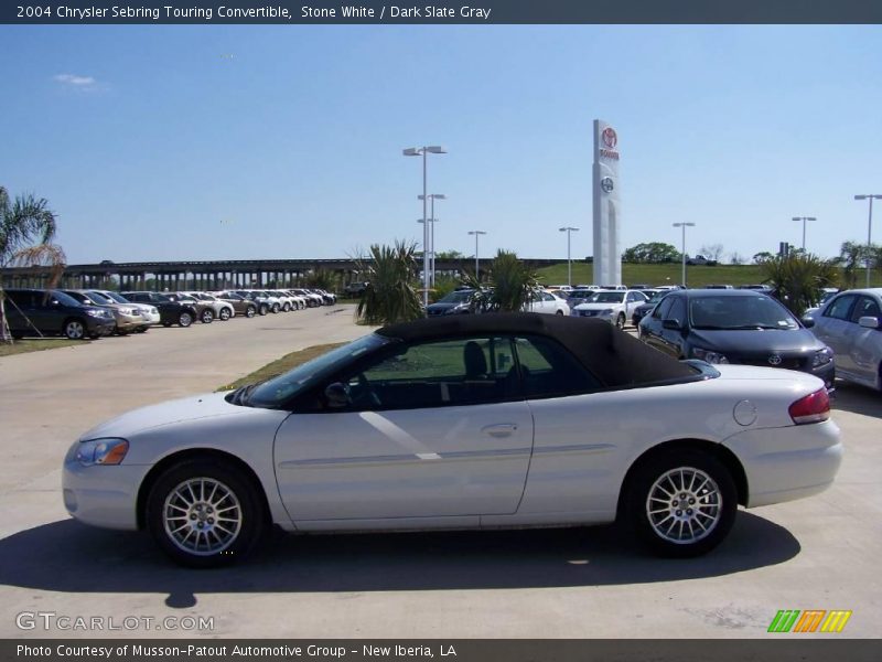 Stone White / Dark Slate Gray 2004 Chrysler Sebring Touring Convertible