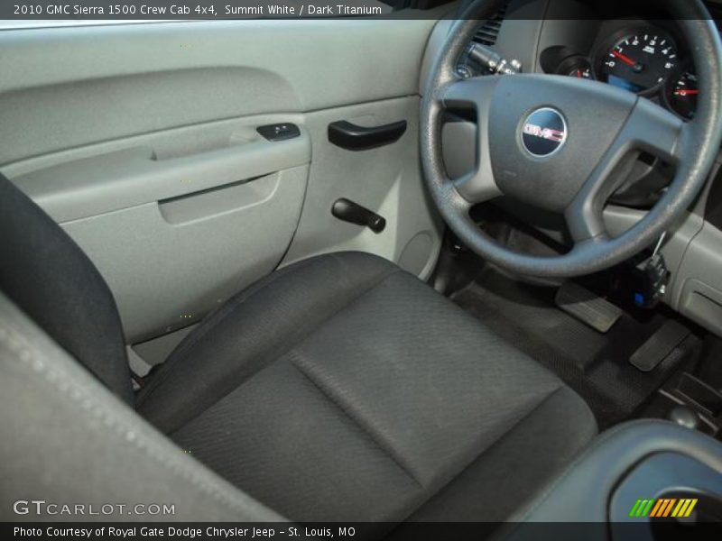 Summit White / Dark Titanium 2010 GMC Sierra 1500 Crew Cab 4x4