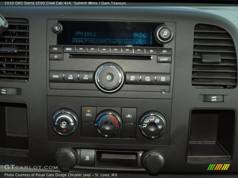 Audio System of 2010 Sierra 1500 Crew Cab 4x4
