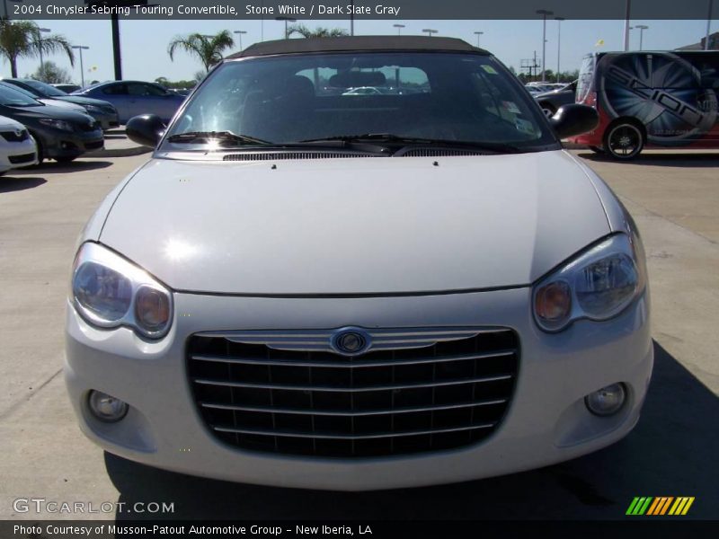 Stone White / Dark Slate Gray 2004 Chrysler Sebring Touring Convertible