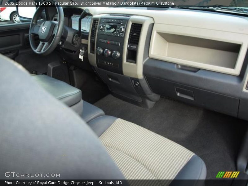 Bright Silver Metallic / Dark Slate/Medium Graystone 2009 Dodge Ram 1500 ST Regular Cab