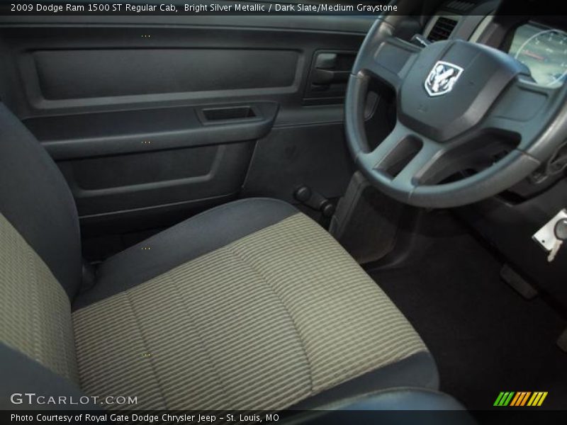 Bright Silver Metallic / Dark Slate/Medium Graystone 2009 Dodge Ram 1500 ST Regular Cab