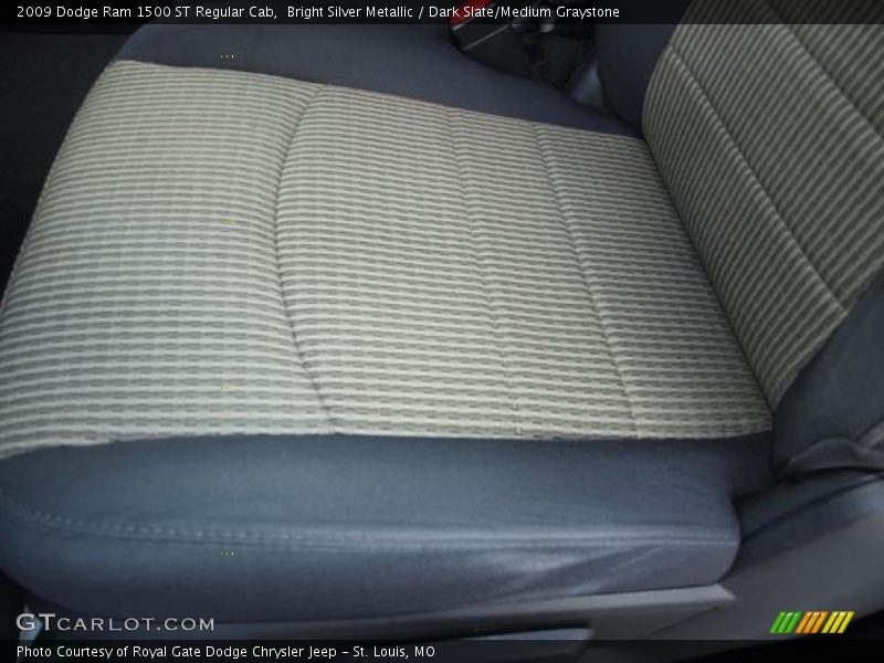 Bright Silver Metallic / Dark Slate/Medium Graystone 2009 Dodge Ram 1500 ST Regular Cab