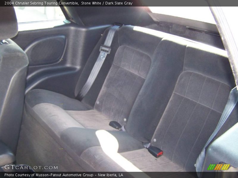 Stone White / Dark Slate Gray 2004 Chrysler Sebring Touring Convertible
