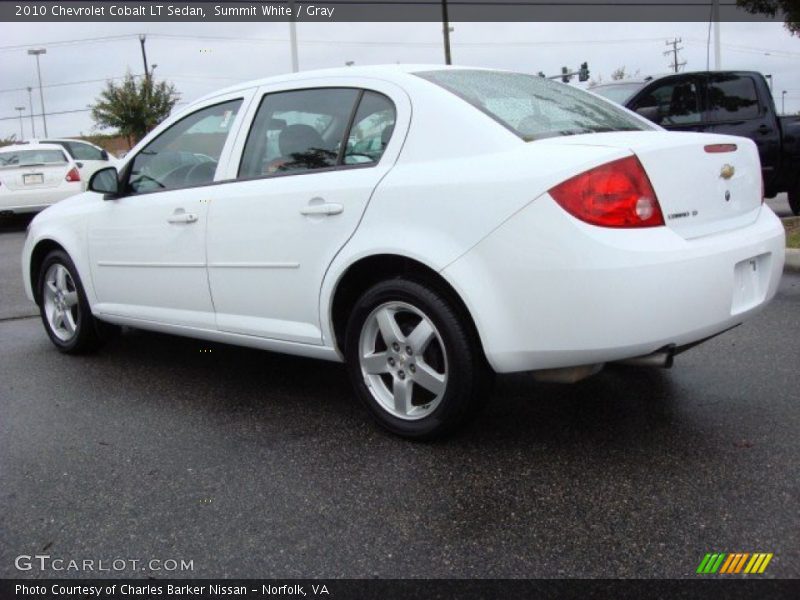 Summit White / Gray 2010 Chevrolet Cobalt LT Sedan