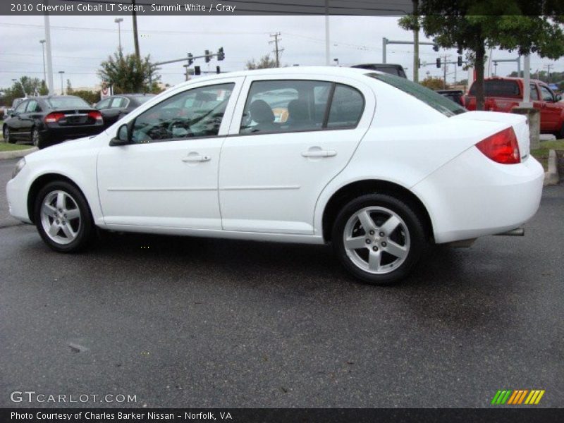 Summit White / Gray 2010 Chevrolet Cobalt LT Sedan