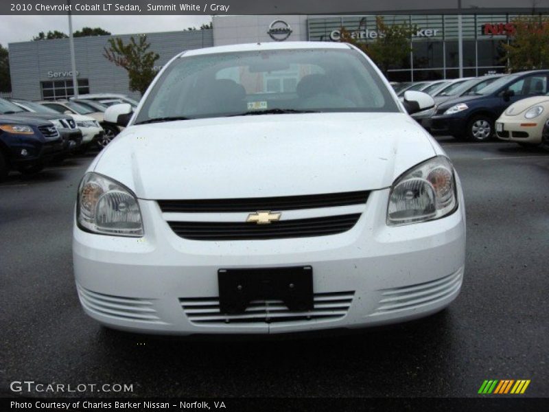 Summit White / Gray 2010 Chevrolet Cobalt LT Sedan