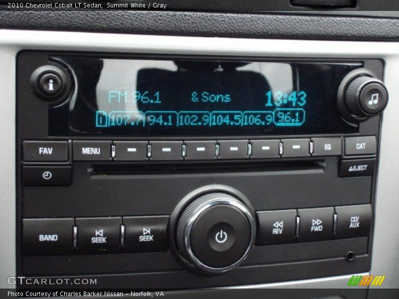 Summit White / Gray 2010 Chevrolet Cobalt LT Sedan