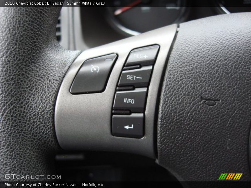 Summit White / Gray 2010 Chevrolet Cobalt LT Sedan