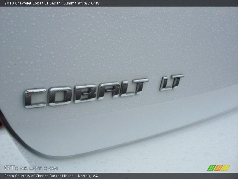Summit White / Gray 2010 Chevrolet Cobalt LT Sedan