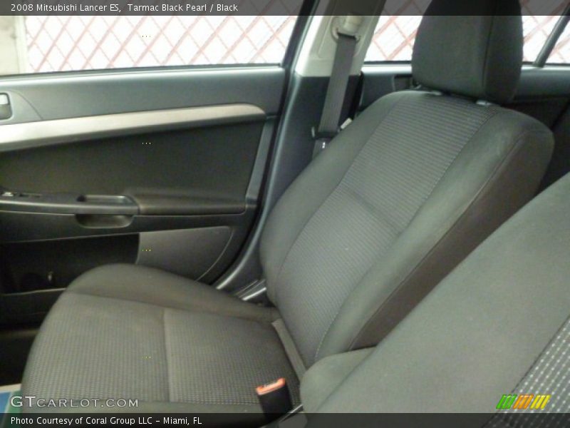 Tarmac Black Pearl / Black 2008 Mitsubishi Lancer ES