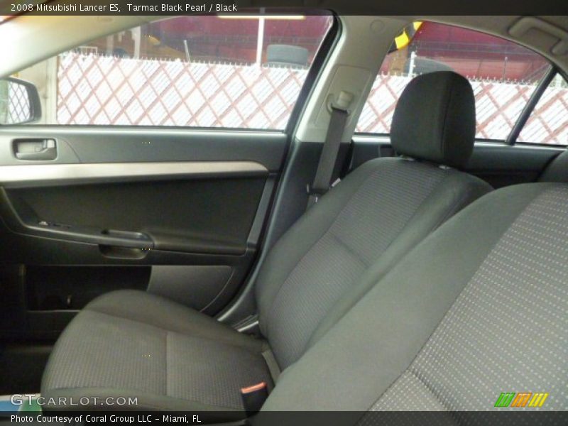 Tarmac Black Pearl / Black 2008 Mitsubishi Lancer ES