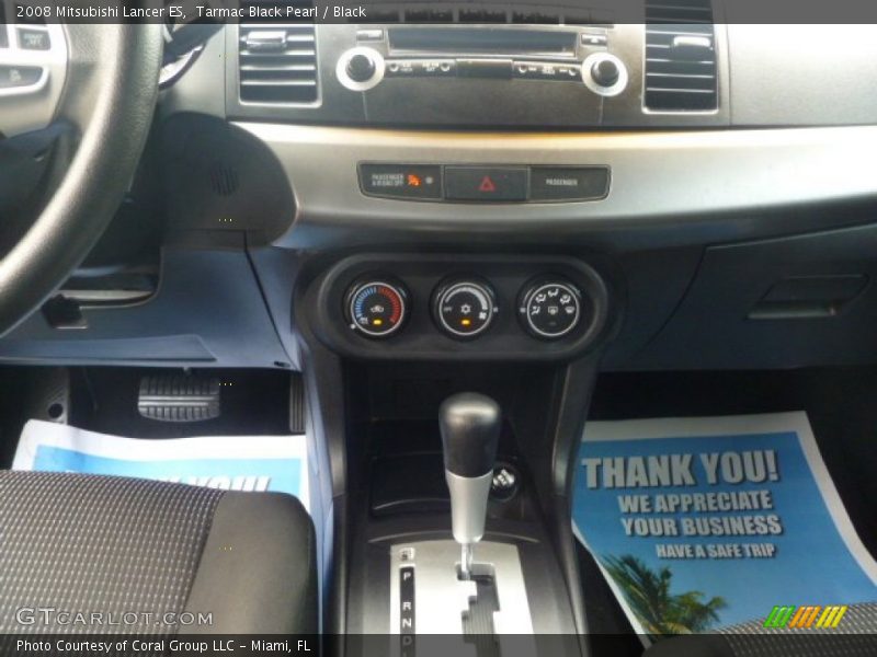 Tarmac Black Pearl / Black 2008 Mitsubishi Lancer ES