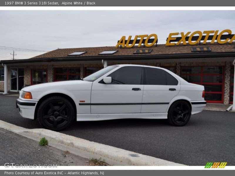 Alpine White / Black 1997 BMW 3 Series 318i Sedan