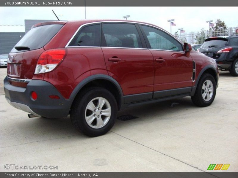 Ruby Red / Gray 2008 Saturn VUE XE