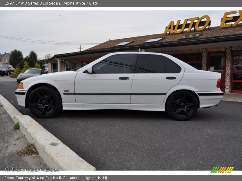Alpine White / Black 1997 BMW 3 Series 318i Sedan