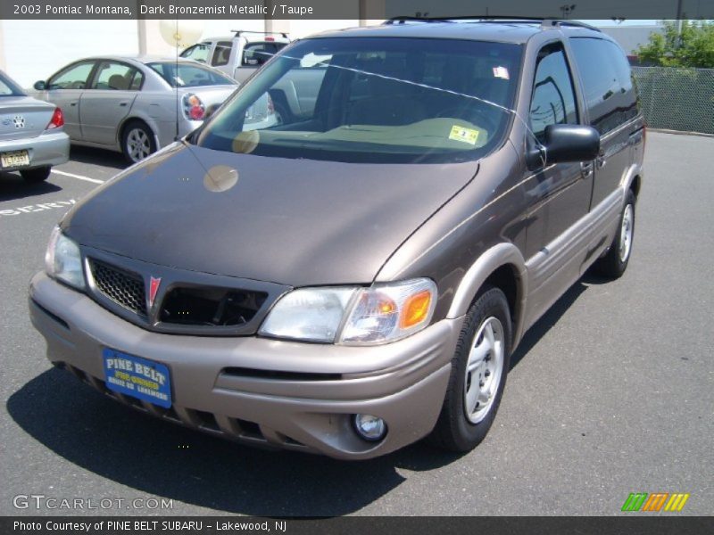 Dark Bronzemist Metallic / Taupe 2003 Pontiac Montana