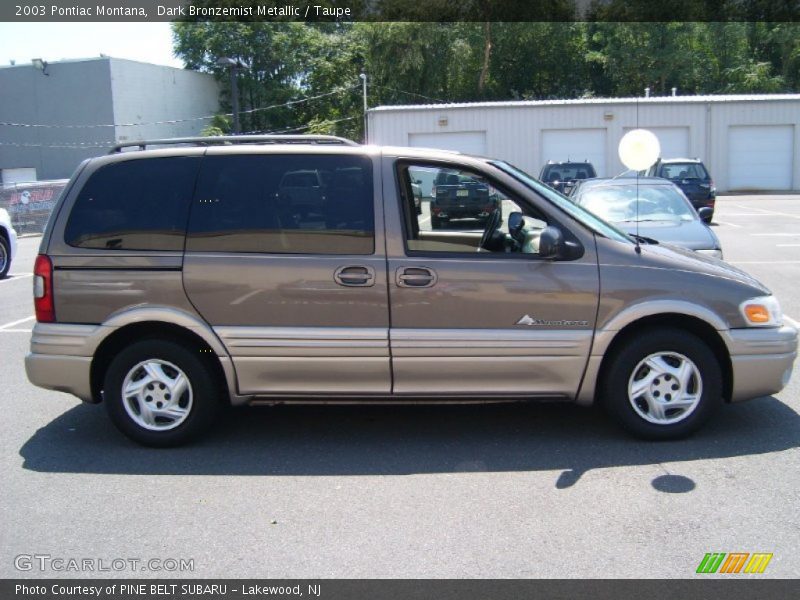 Dark Bronzemist Metallic / Taupe 2003 Pontiac Montana