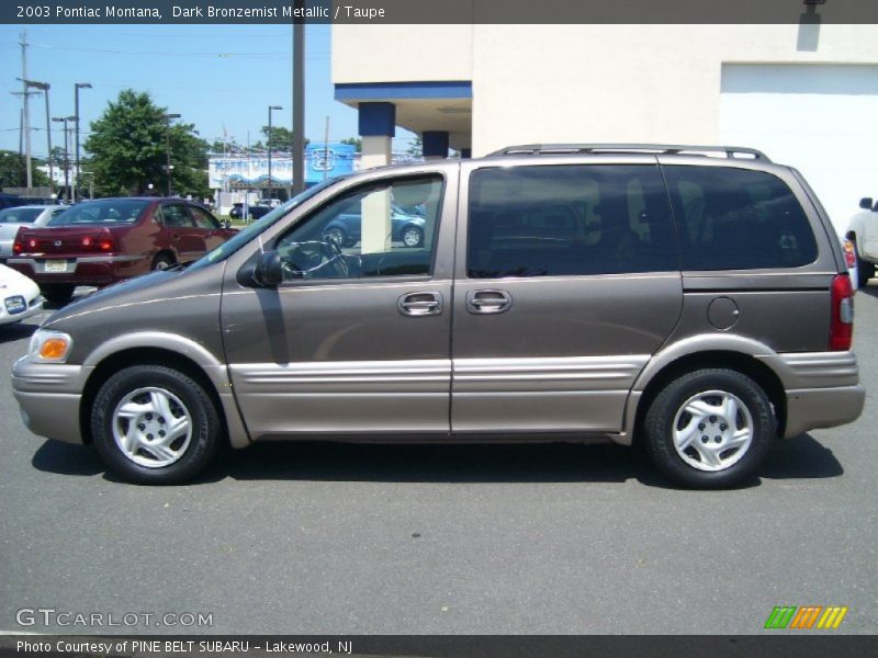 Dark Bronzemist Metallic / Taupe 2003 Pontiac Montana