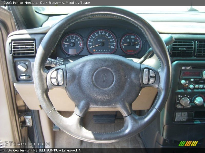 Dark Bronzemist Metallic / Taupe 2003 Pontiac Montana