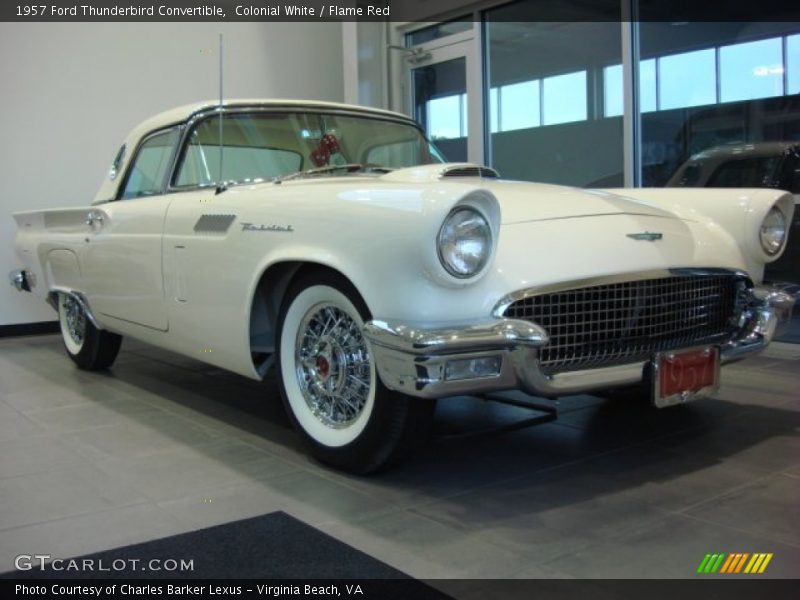 Front 3/4 View of 1957 Thunderbird Convertible