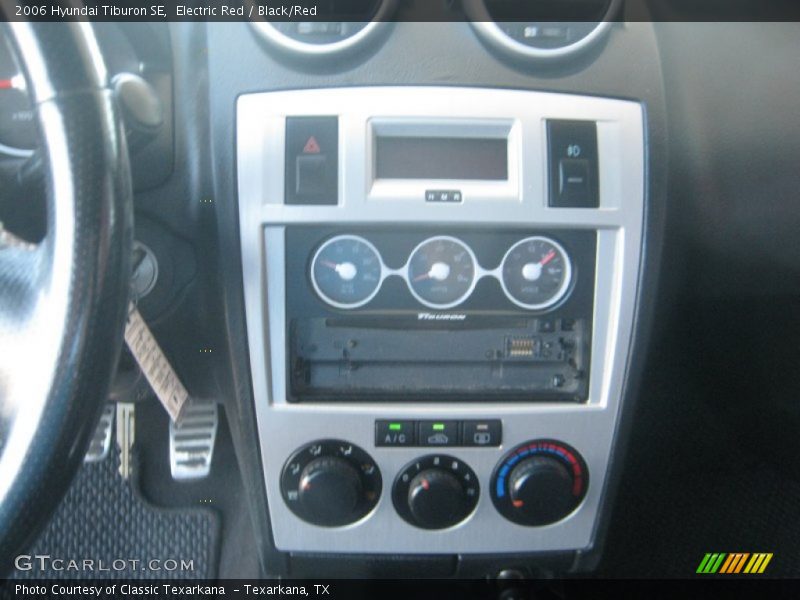 Electric Red / Black/Red 2006 Hyundai Tiburon SE