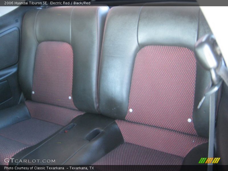 Electric Red / Black/Red 2006 Hyundai Tiburon SE