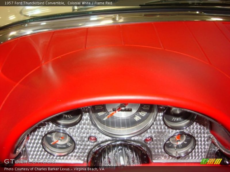  1957 Thunderbird Convertible Convertible Gauges