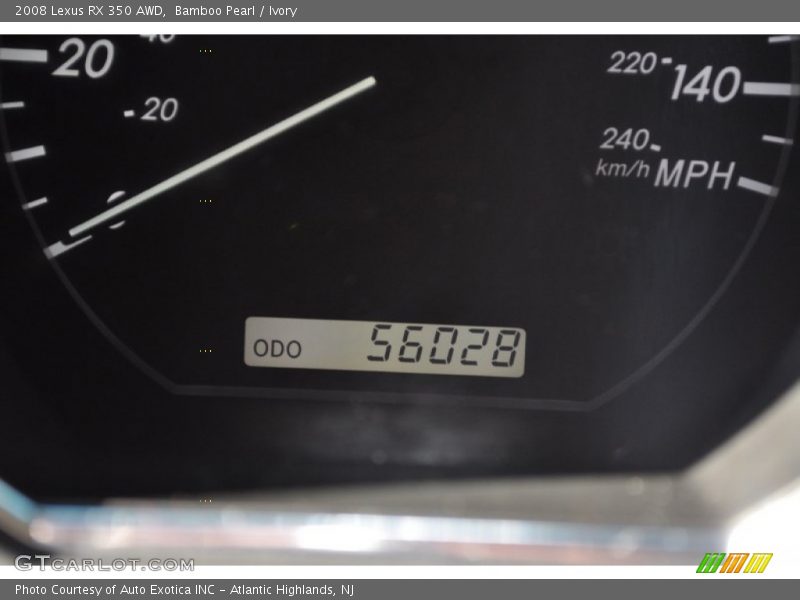 Bamboo Pearl / Ivory 2008 Lexus RX 350 AWD